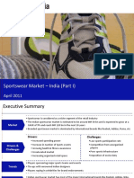 Sportswear Market in India 2011 - Market Size and Growth, Drivers and Challenges