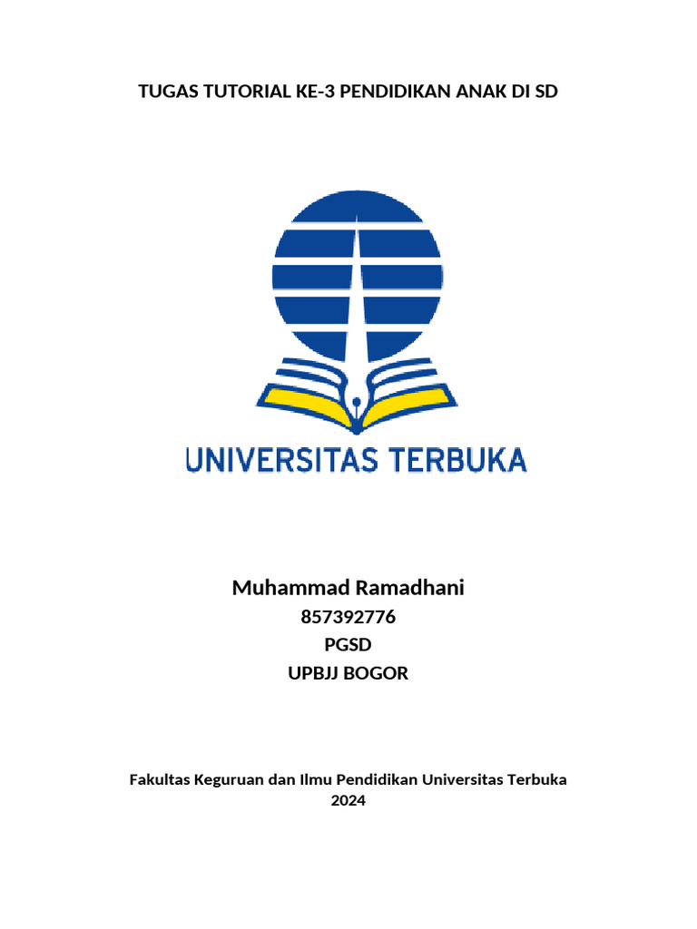 Kewajiban Anak dan Pendidikan di SD | PDF