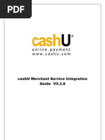 CashU Technical Integration Guide