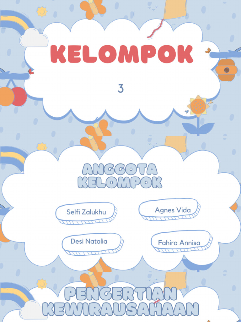 Blue and White Cute Aesthetic Group Project Presentation | PDF