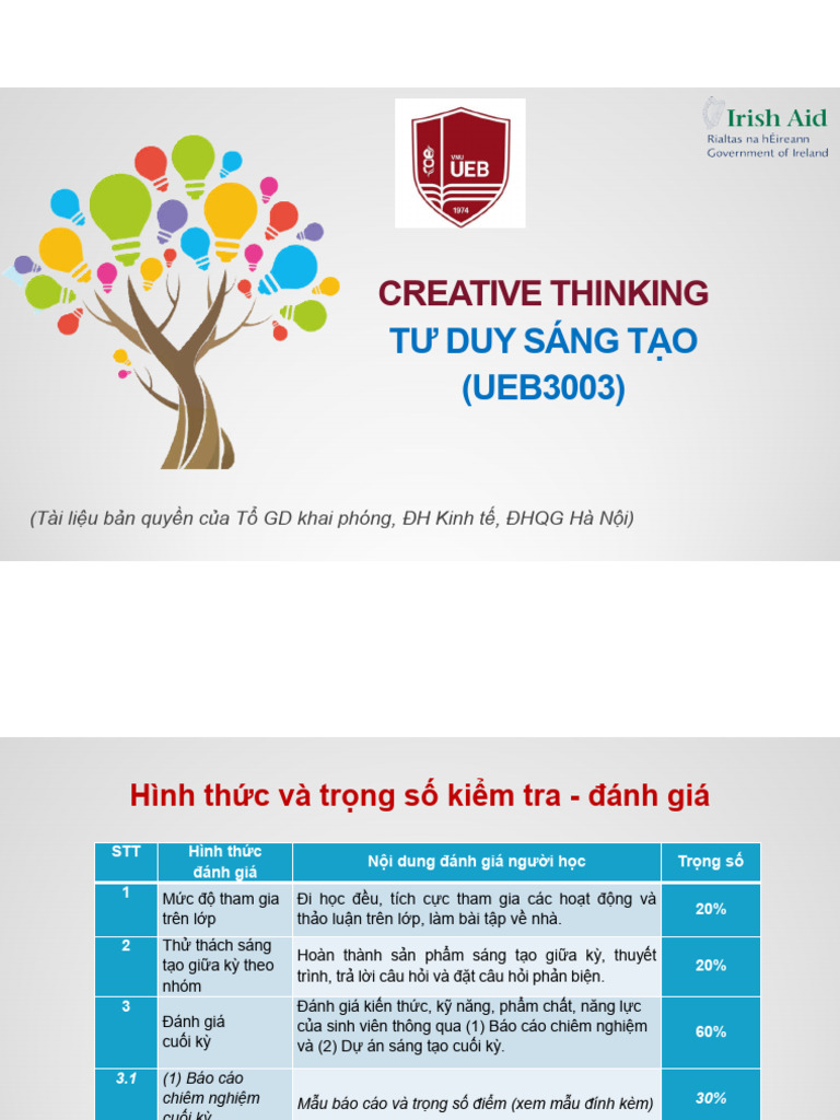 Final Project - Creative Thinking - Hướng dẫn | PDF