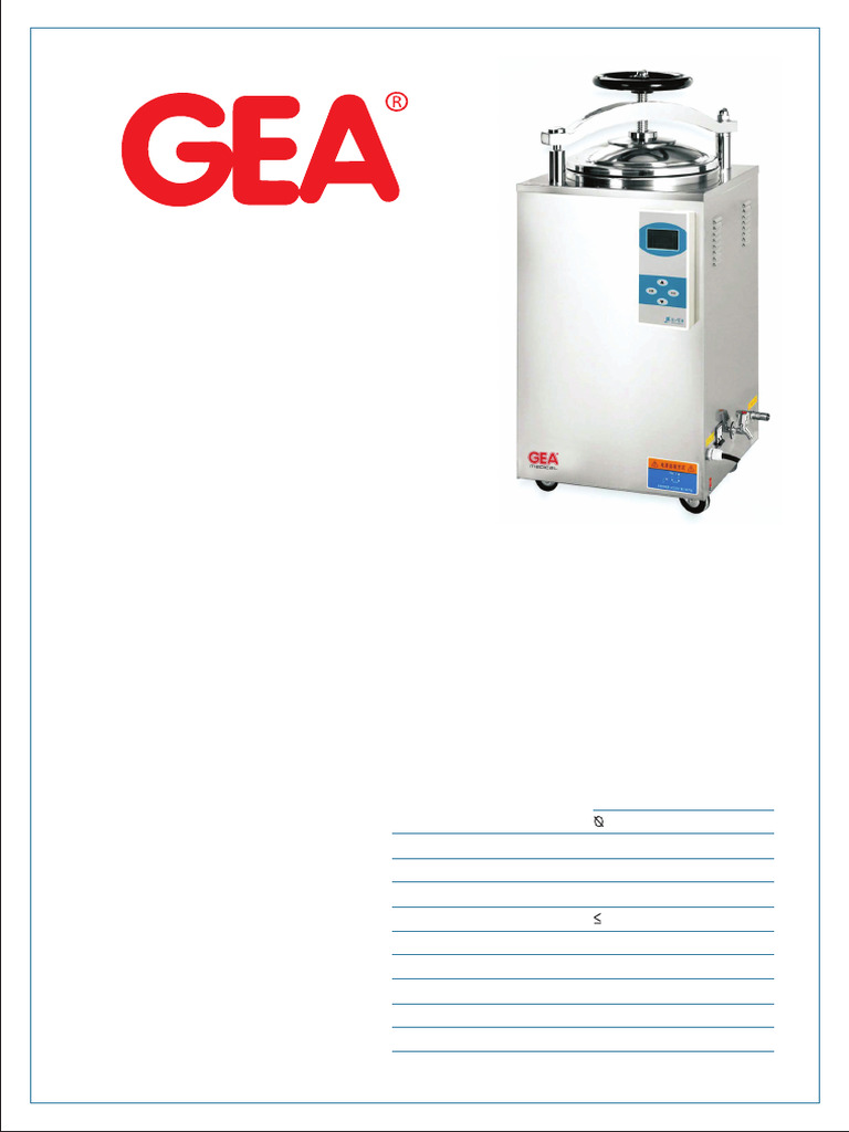 LS-35HD Vertical Pressure Sterilizer | PDF