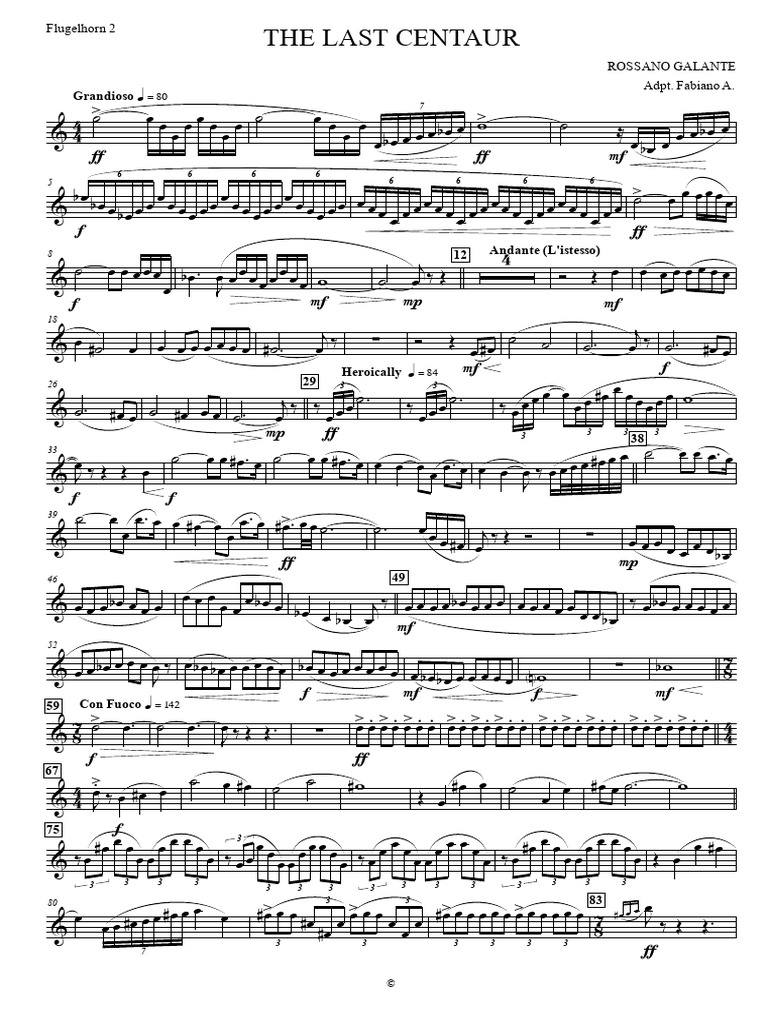 The Last Centaur - Flugelhorn 2 | PDF