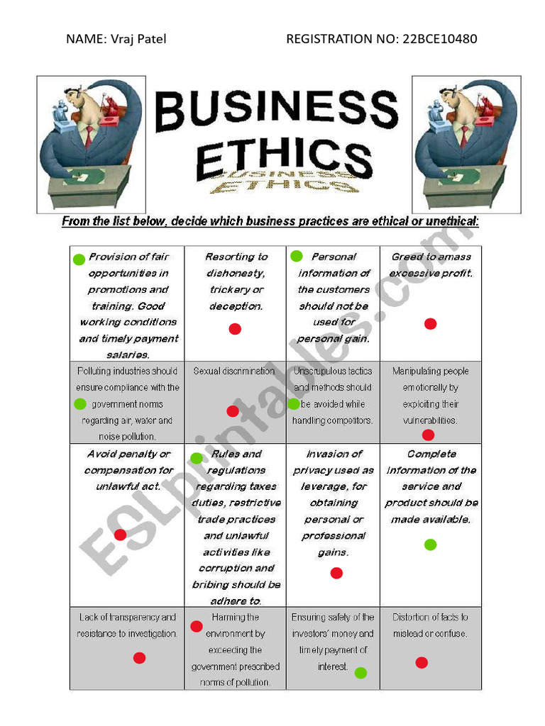 Ethics Assignment | PDF