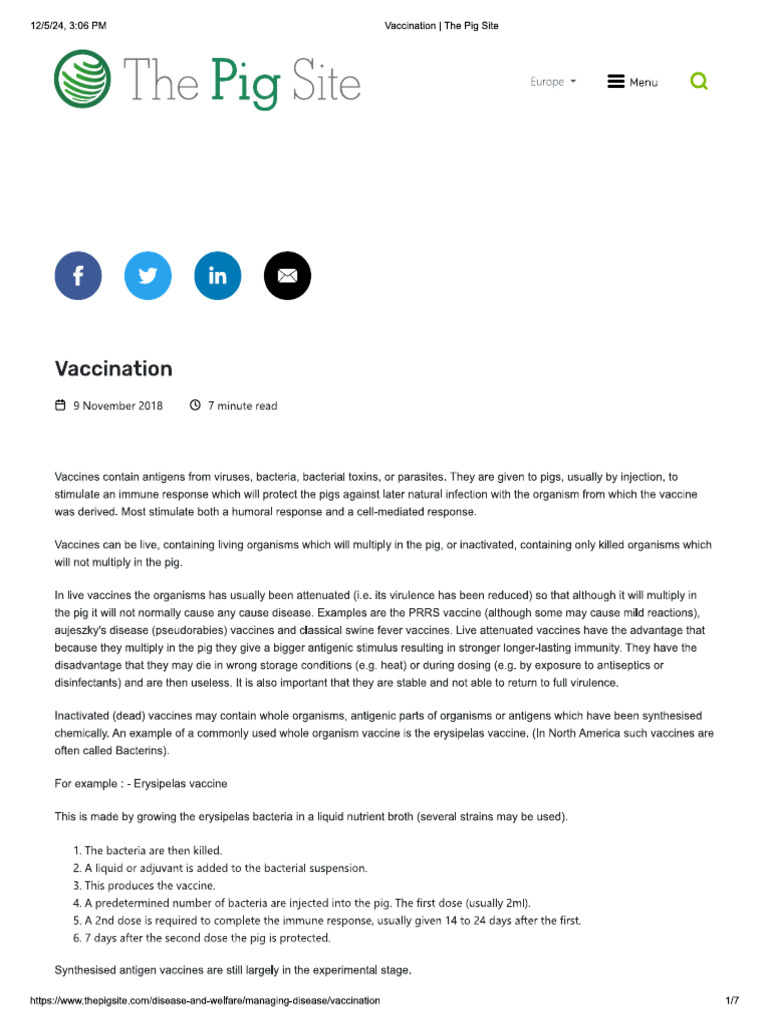 Pig Health | PDF