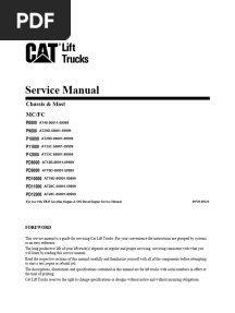 PD12000 Caterpillar Forklift Service Repair Manual-1