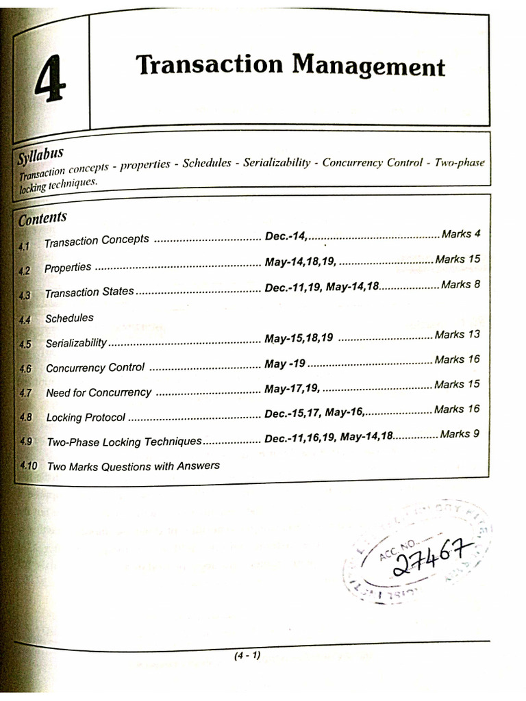 DDM UNIT - 4 | PDF