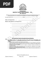 DCI Inspection Proforma for BDS Colleges | PDF | Dental Degree | Hospital