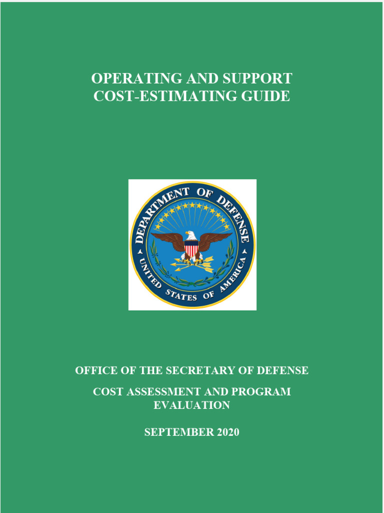 O&S Cost-Estimating Guide 2020 | PDF