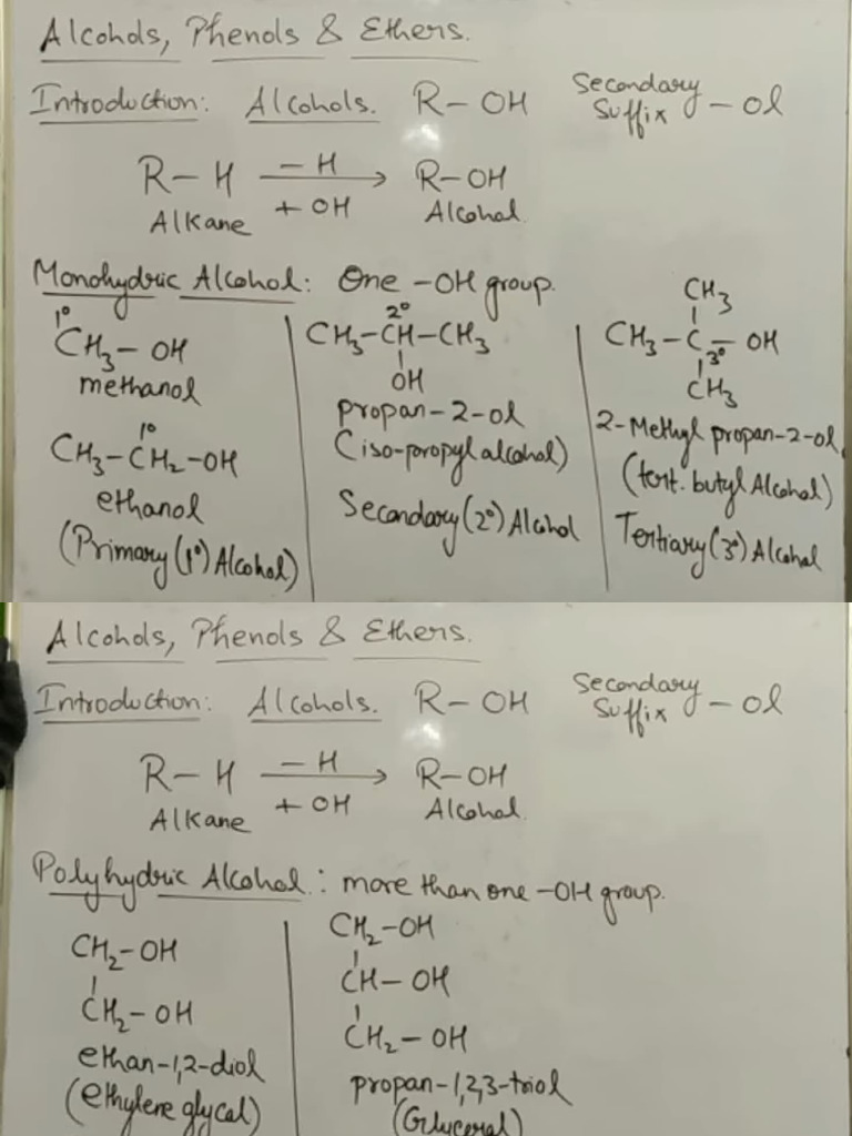 lecture 1 | PDF | Carbon Compounds | Alcohol