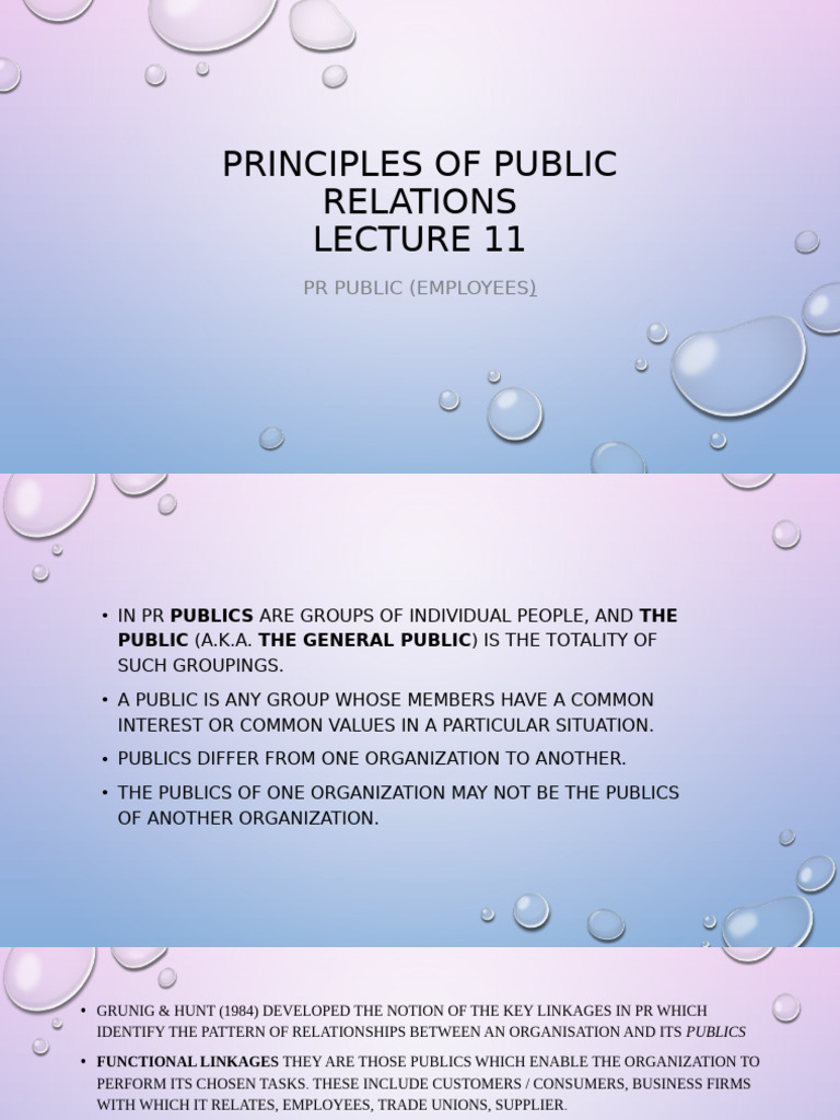 PR Lecture 11 Employees 09012022 115213pm | PDF | Employment ...