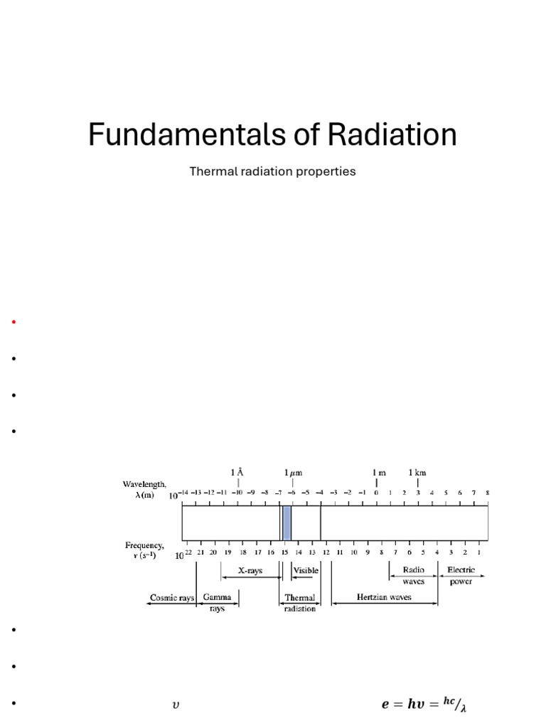 Thermal Radiation - 1 | PDF | Electromagnetic Radiation ...