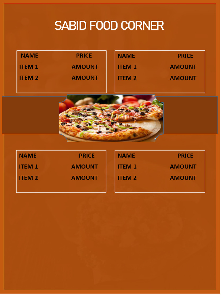 Sabid Menu | PDF