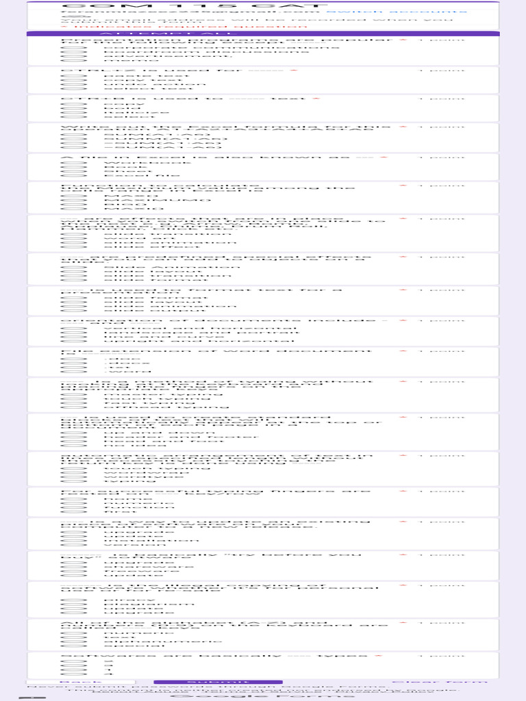 Com 115 cat pdf microsoft excel computer keyboard