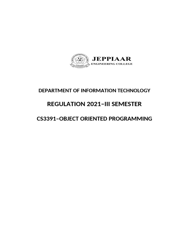 Question and Answer | PDF | Control Flow | Class (Computer Programming)