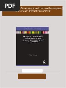 Mineral Resource Governance and Human Development in Ghana 1st Edition Felix Danso 2024 scribd download