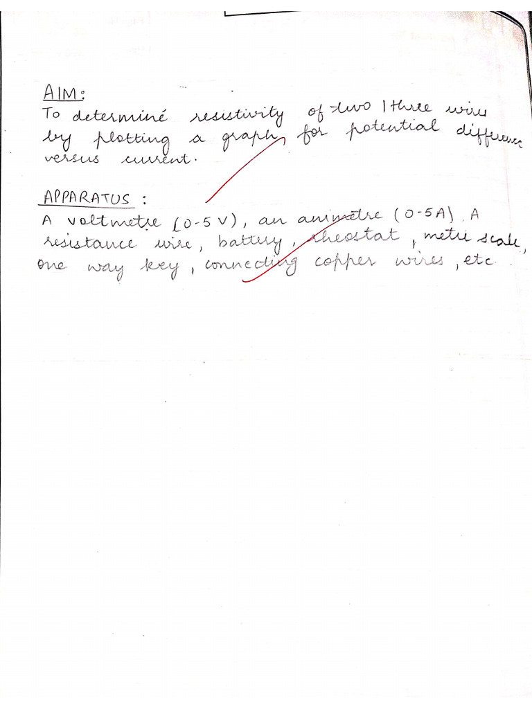 Experiments - 1 To 4 (Physics) | PDF