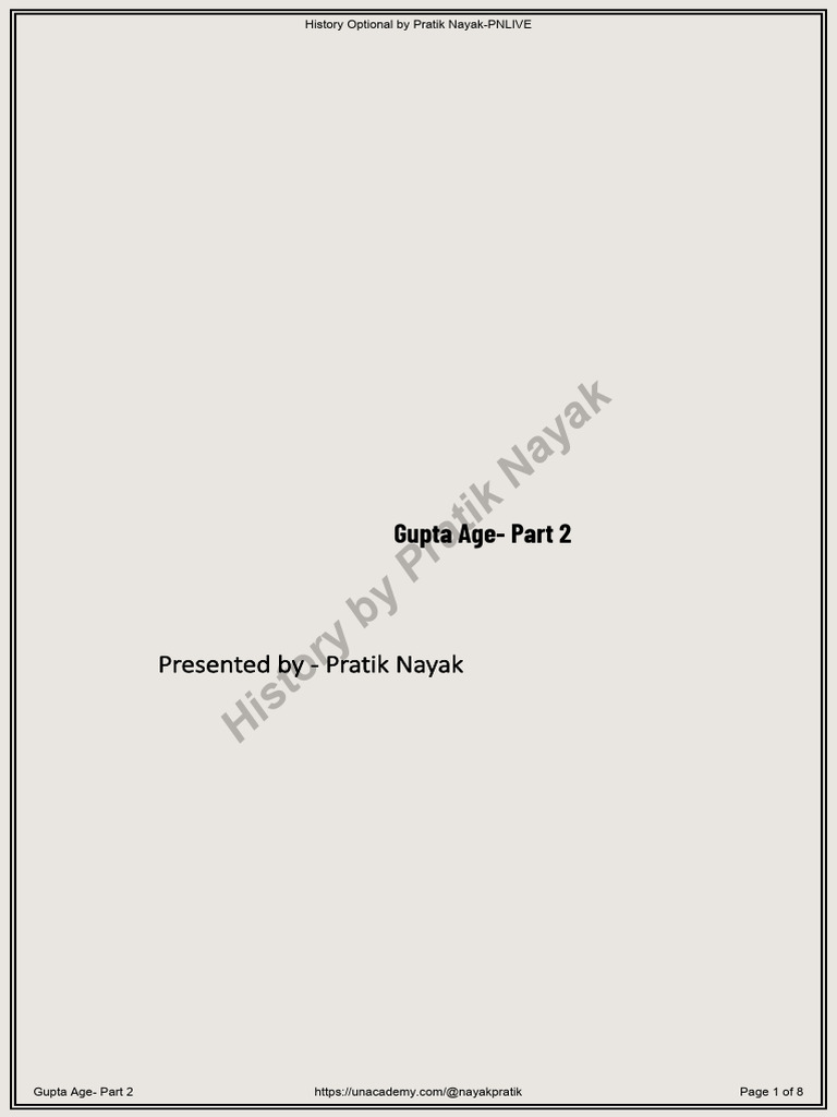 Gupta Age - Part 2 1664286491940 | PDF