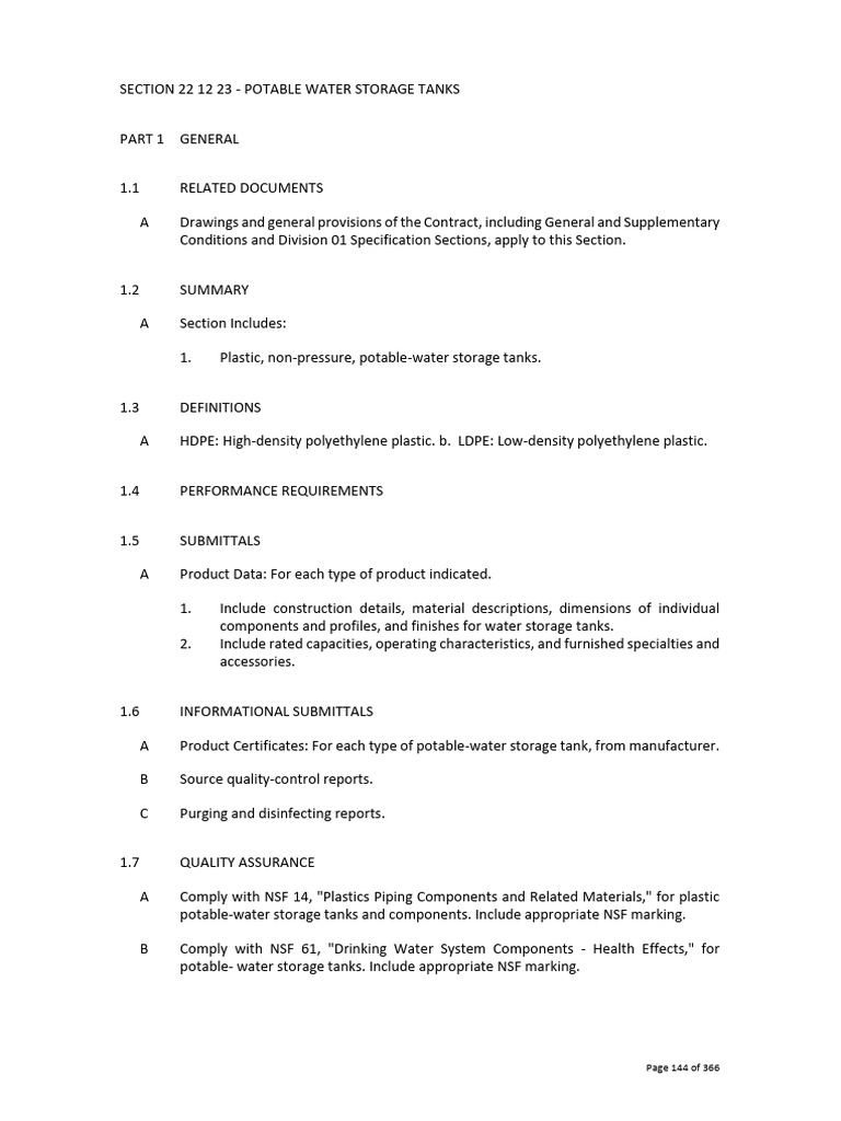 Pe tank spec 1 pdf valve plumbing