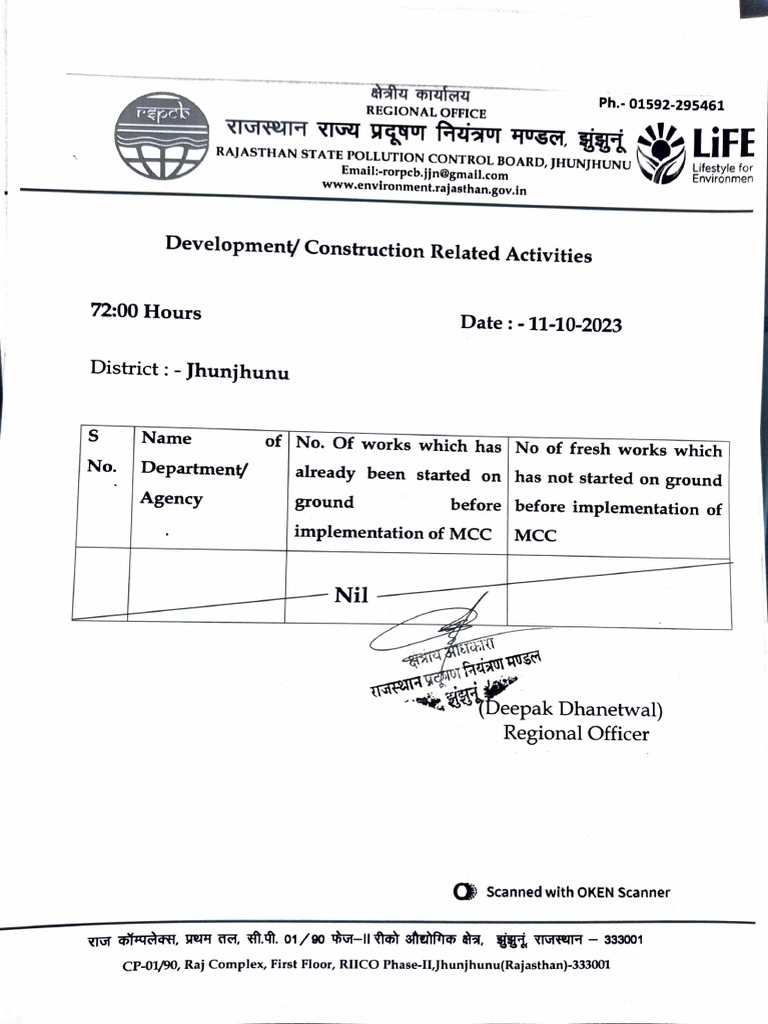 MCC RPCB | PDF
