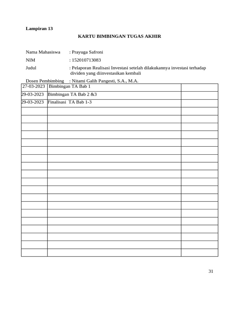 Buku panduan penyusunan laporan tugas akhir d3 pajak 31 2 salinan pdf