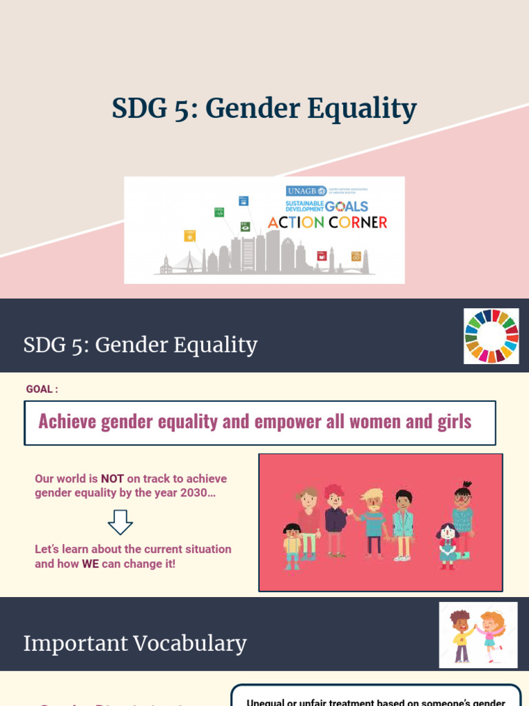 Gender Equality: Progress and Actions | PDF | Woman | Gender Studies