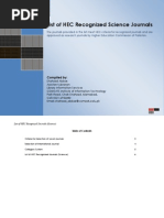 Download List of HEC Recognized Science Journals by M Uqaab Madni SN80567699 doc pdf