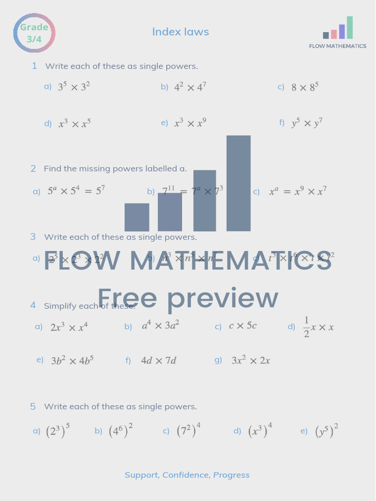 Index Laws (Preview) 2 | PDF