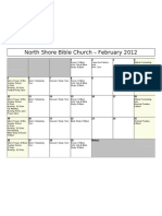 February 2012 Calendar