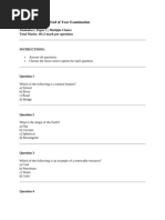 Form 2 Geography Exam Paper 2024 | PDF | Environment | Nature