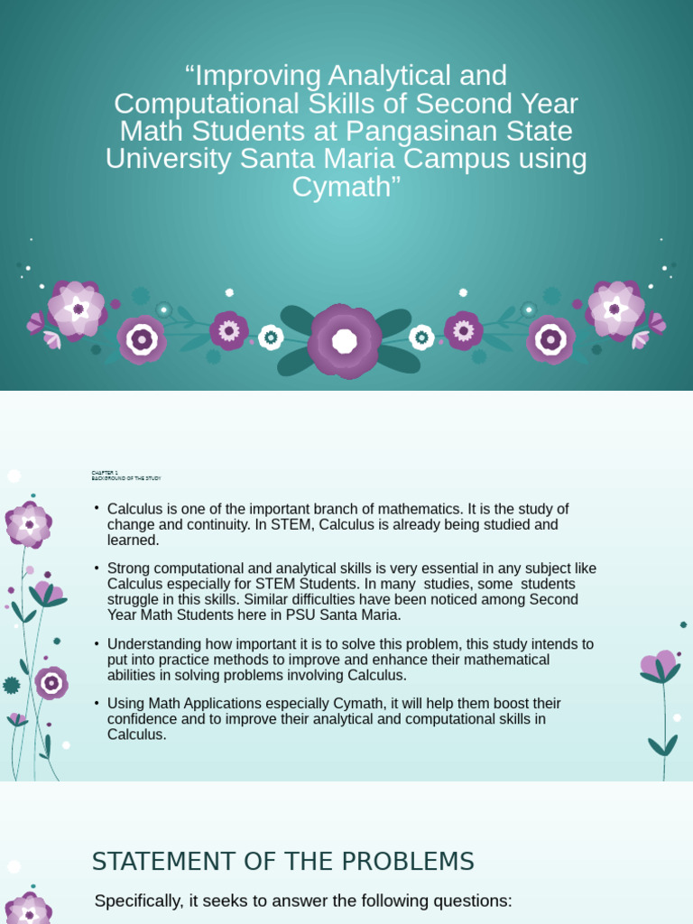 Enhancing Math Skills with Cymath at PSU | PDF | Mathematics | Hypothesis