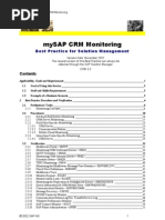 SAP CRM Monitoring