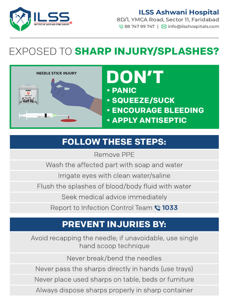 Needle Stick Injury | PDF