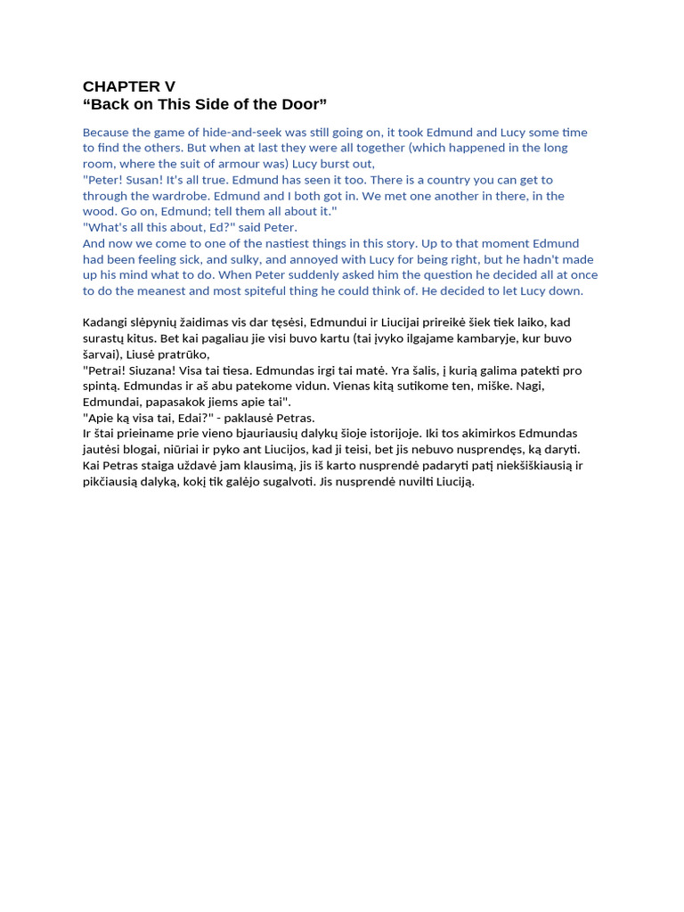 Back On This Side of The Door | PDF