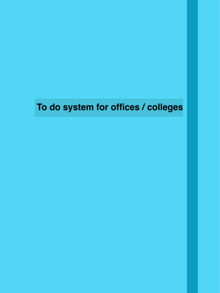 Todo Project | PDF | Computing | Software