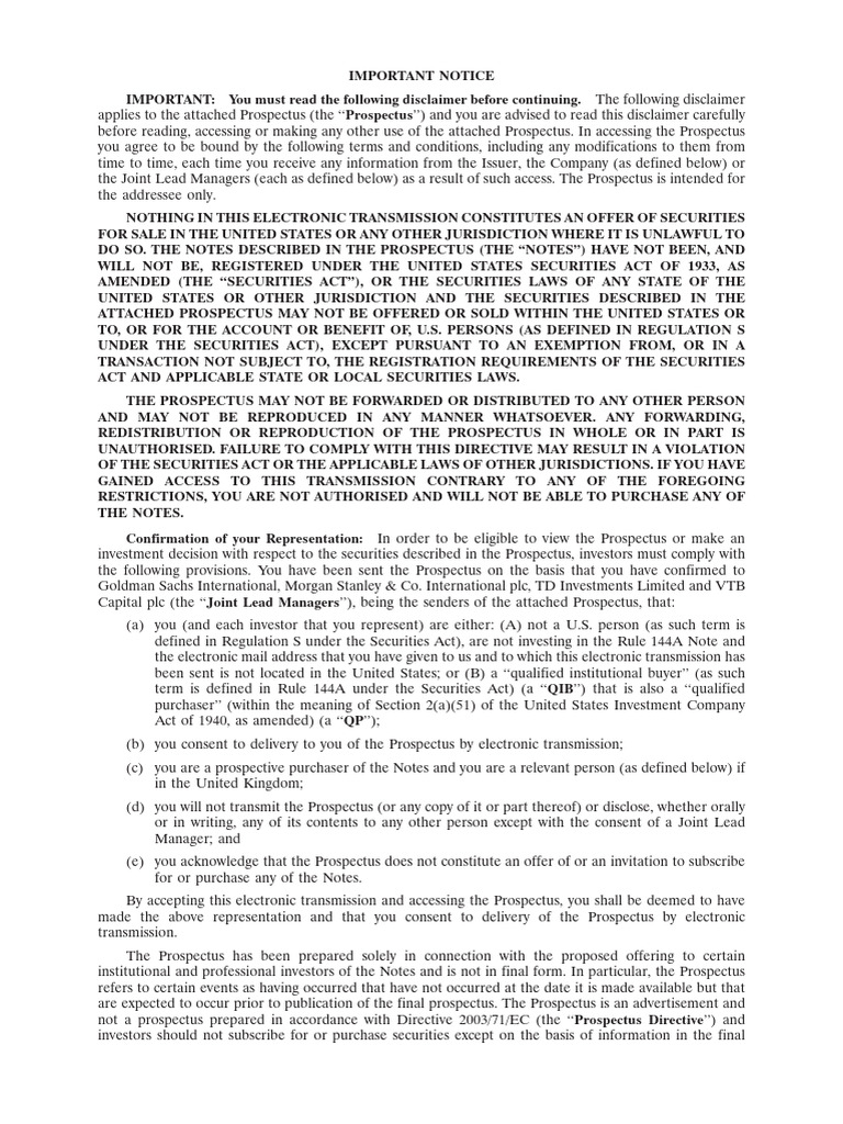 Prospectus RASP 2017 | PDF | Securities (Finance) | Securities Act Of 1933