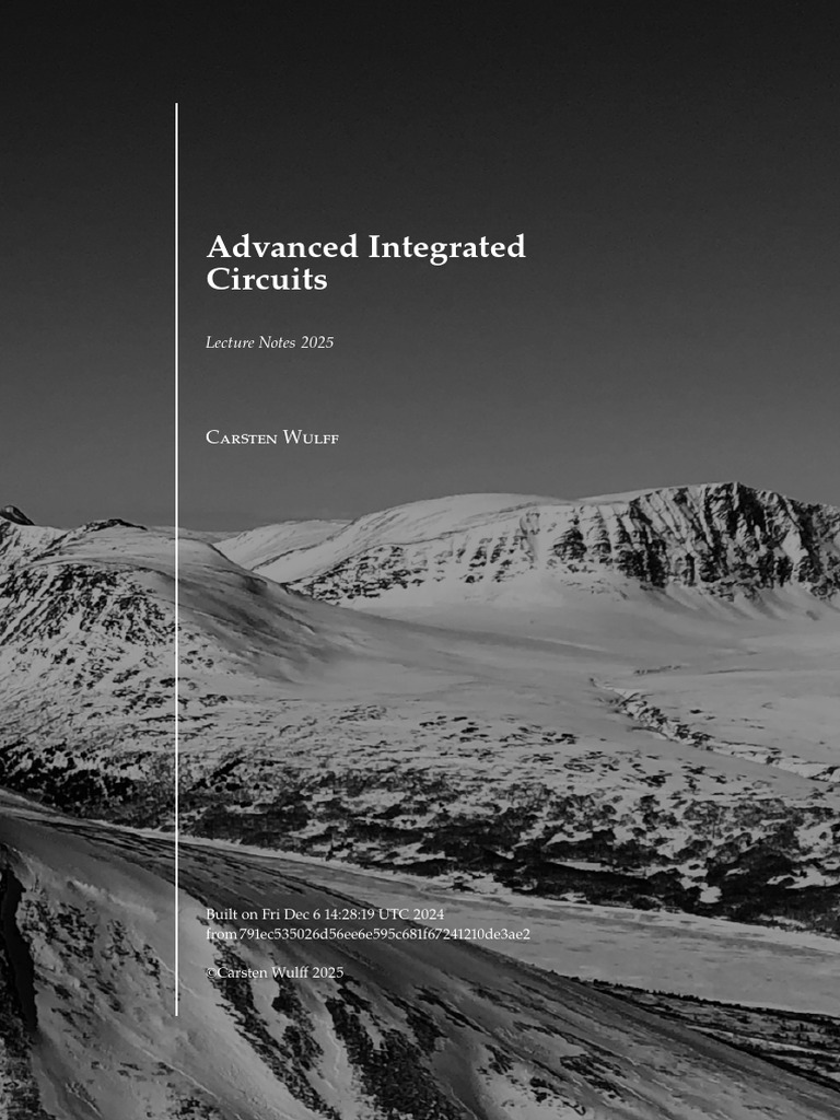 Advanced Integrated Circuits Notes 2025 | PDF | Electronic Oscillator ...