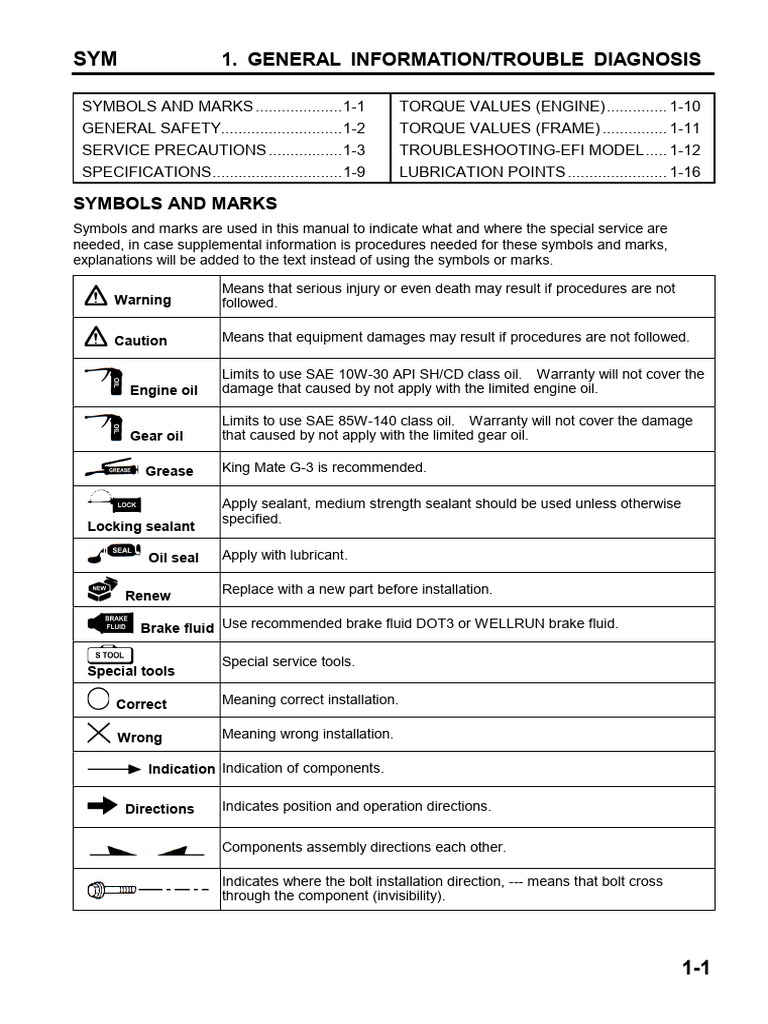 SYM Joyride 300 Service Manual | PDF | Electrical Connector | Bearing ...