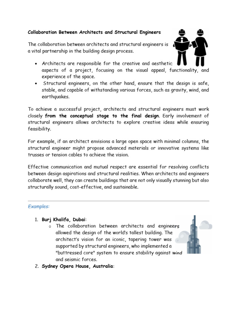 Architects & Engineers: A Vital Partnership | PDF | Building Code ...