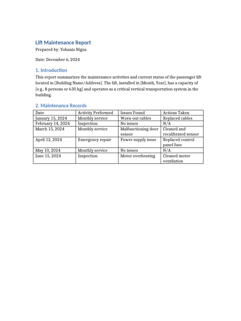 lift-maintenance-report-pdf