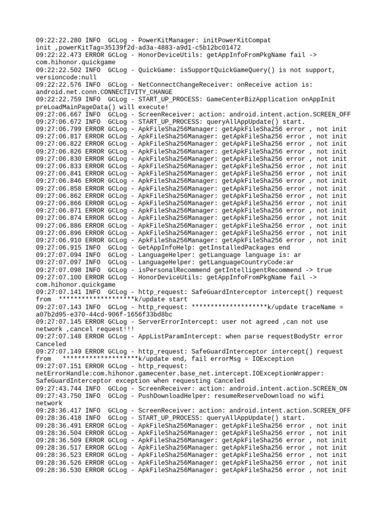 Honor Device Log Analysis Report | PDF | Hypertext Transfer Protocol ...