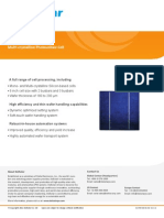 Multi-Crystalline Photovoltaic Cell: A Full Range of Cell Processing, Including
