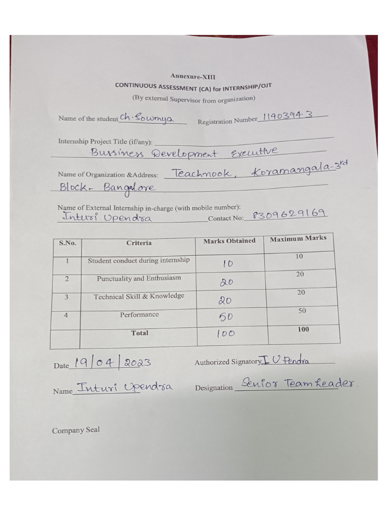 Ca Marks | PDF