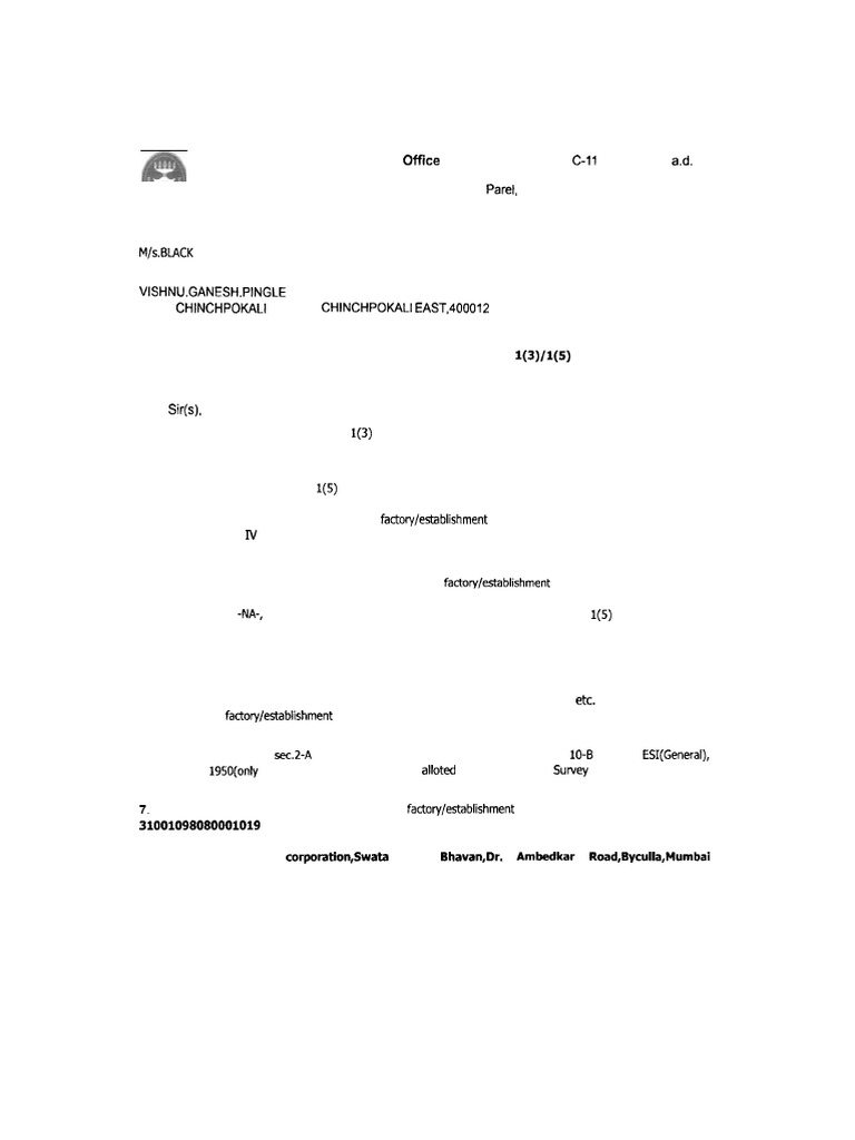 Esic Code Draft Copy Dated 22ND July 19 | PDF | Justice | Crime & Violence