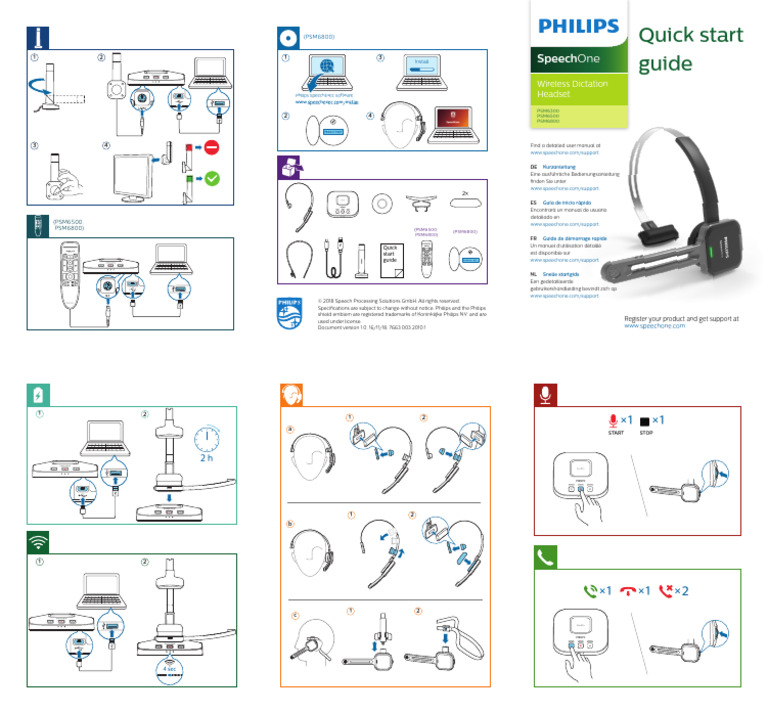 SpeechOne Wireless Headset Quick Guide | PDF