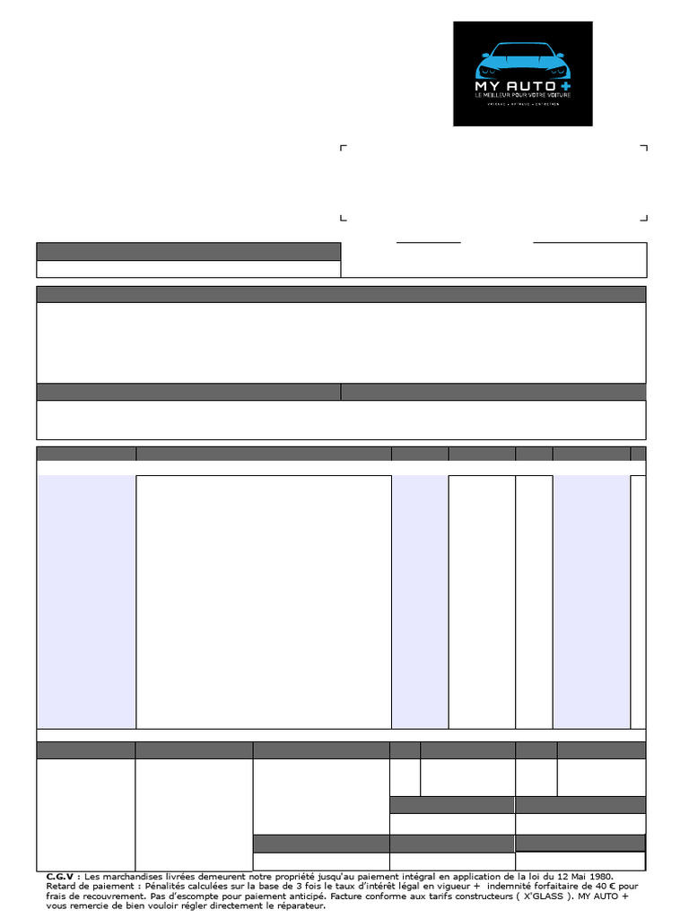 Devis de réparation véhicule AUDI | PDF | Médiation | Facture