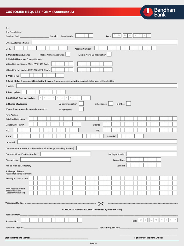 Customer Request Form English 050424 | PDF