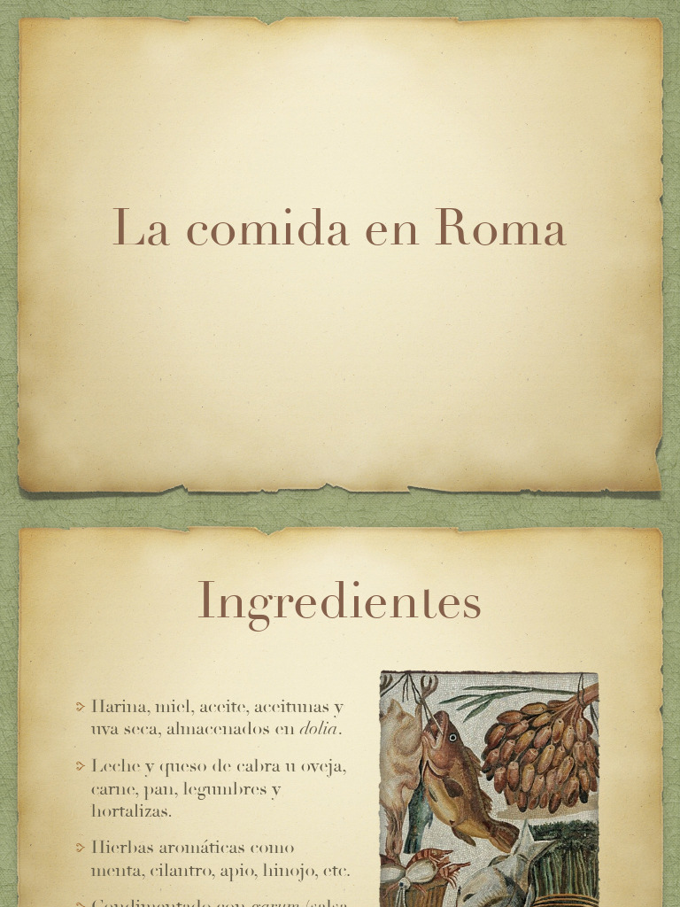 Comida en Roma | PDF