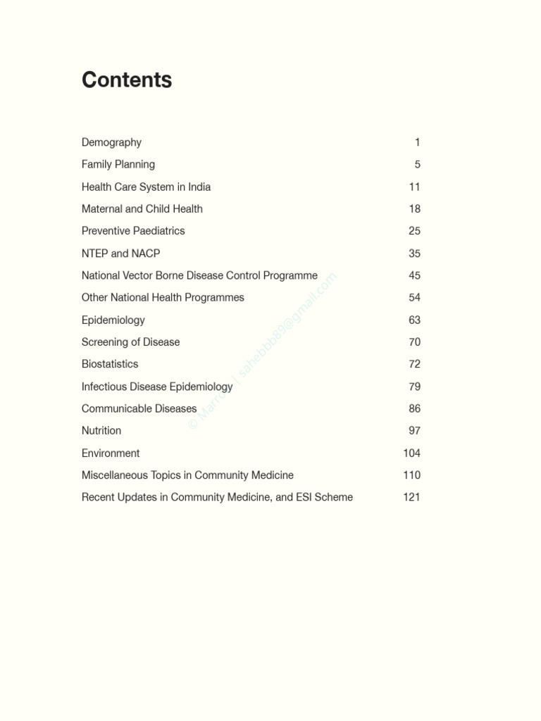 Community Medicine | PDF | Public Health | Family Planning