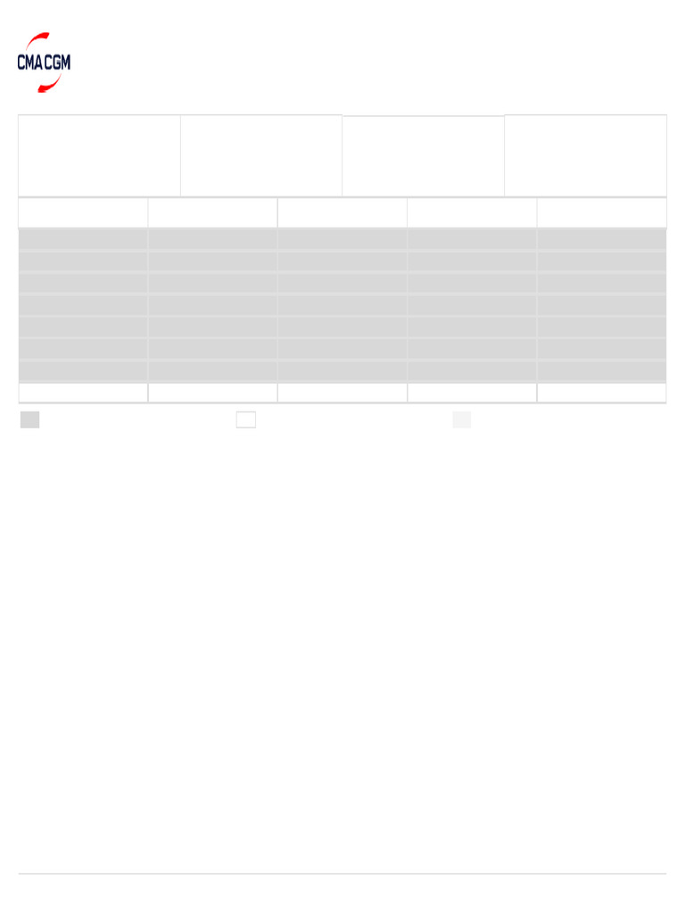 Container Tracking Status Report | PDF